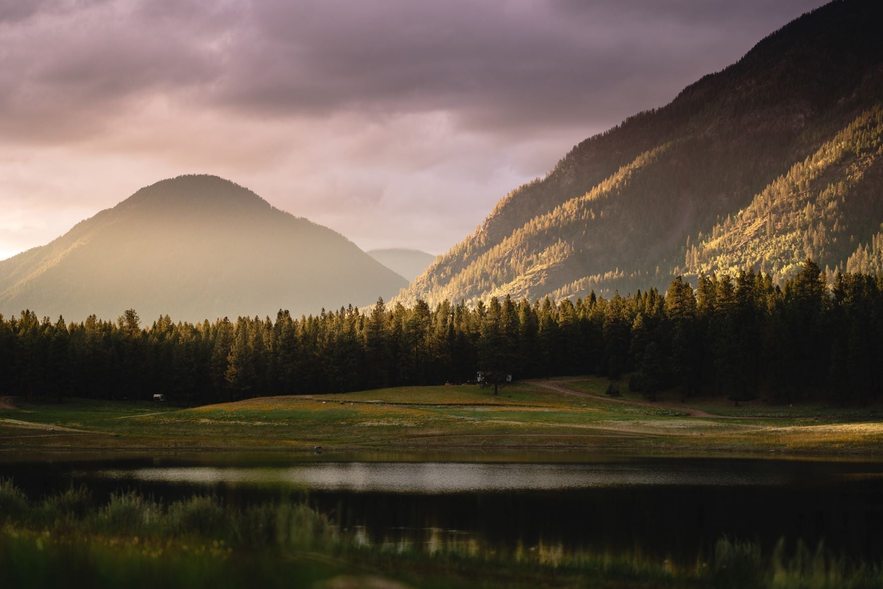 Peaceful natural landscape symbolizing sustainability and Earth Day environmental efforts by Alkeme